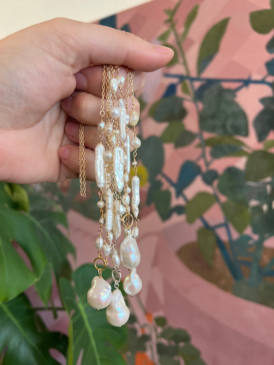 The Baroque Pearl Chain GOLD