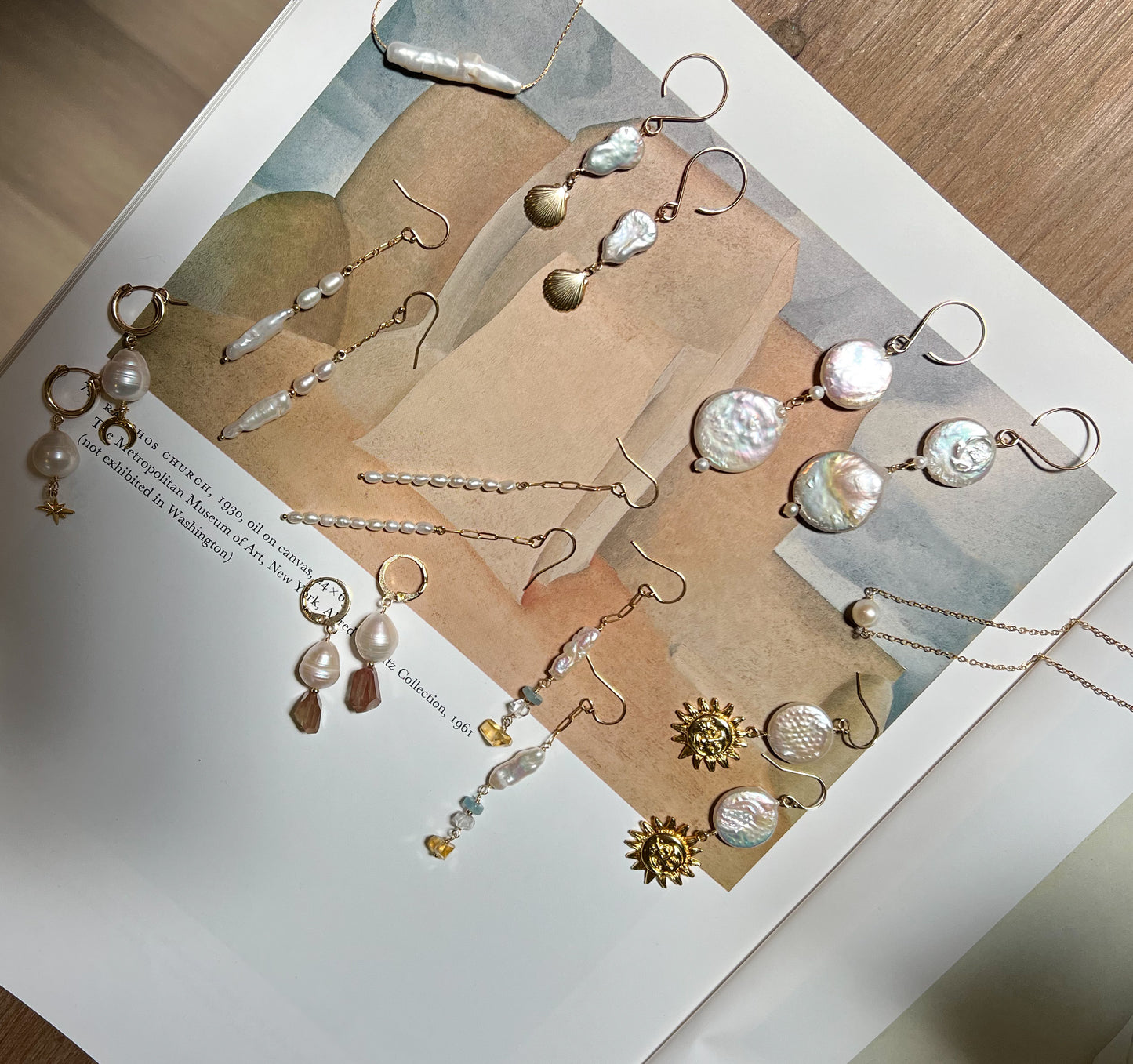 Statement Coin Pearls