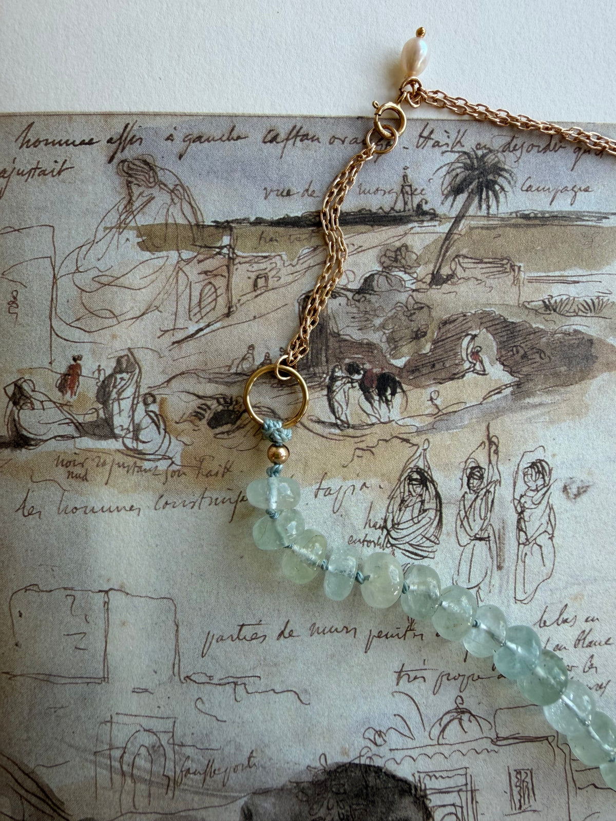 The Knot in Aquamarine