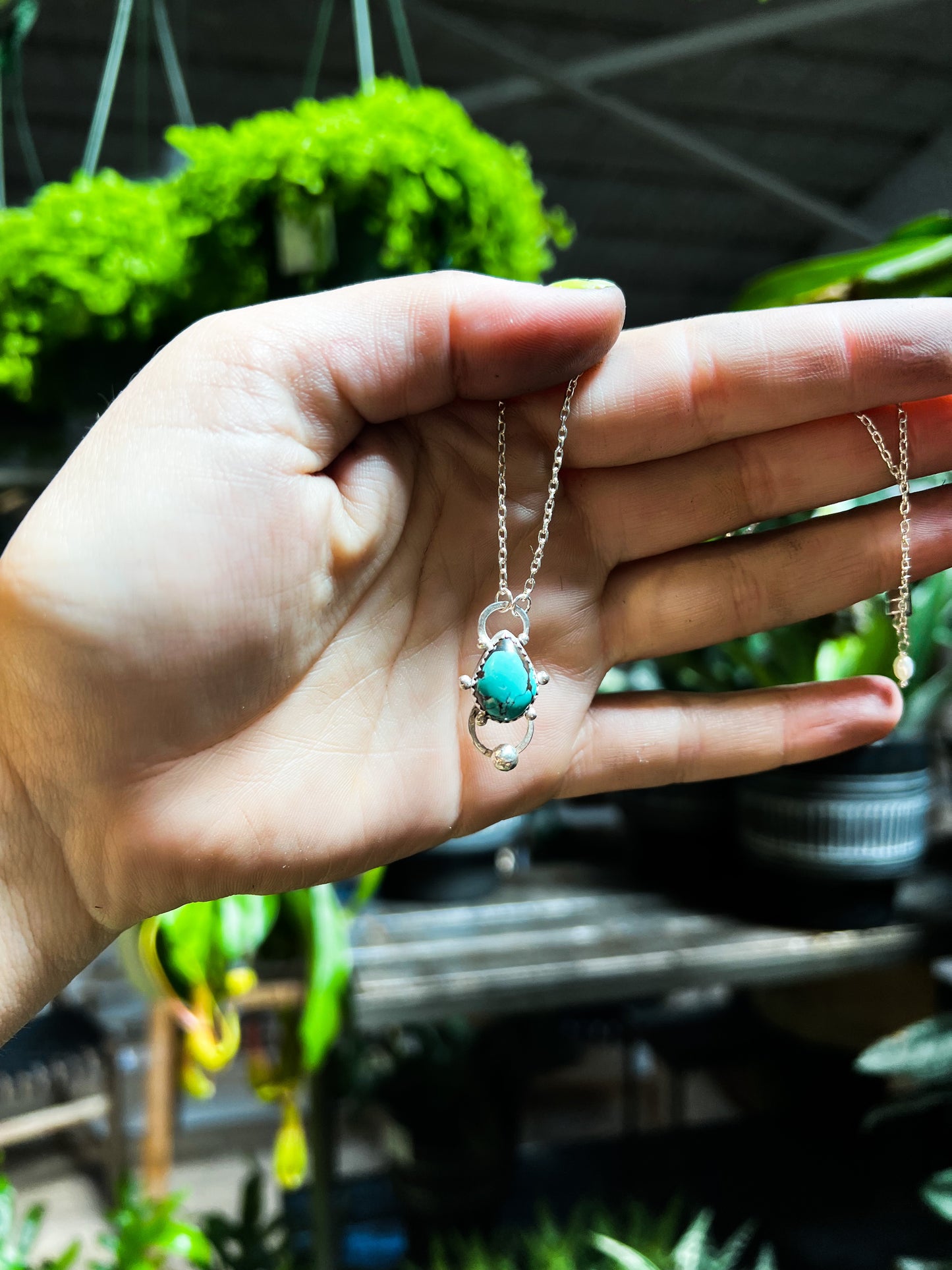 Universal Balance Turquoise Medallion Chain