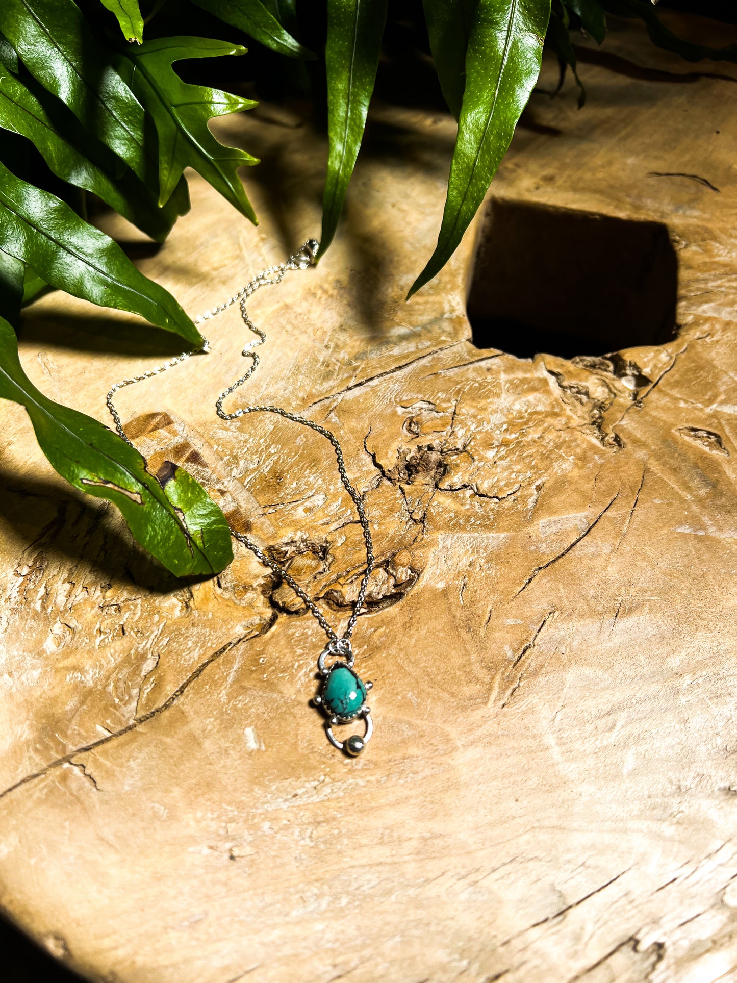 Universal Balance Turquoise Medallion Chain
