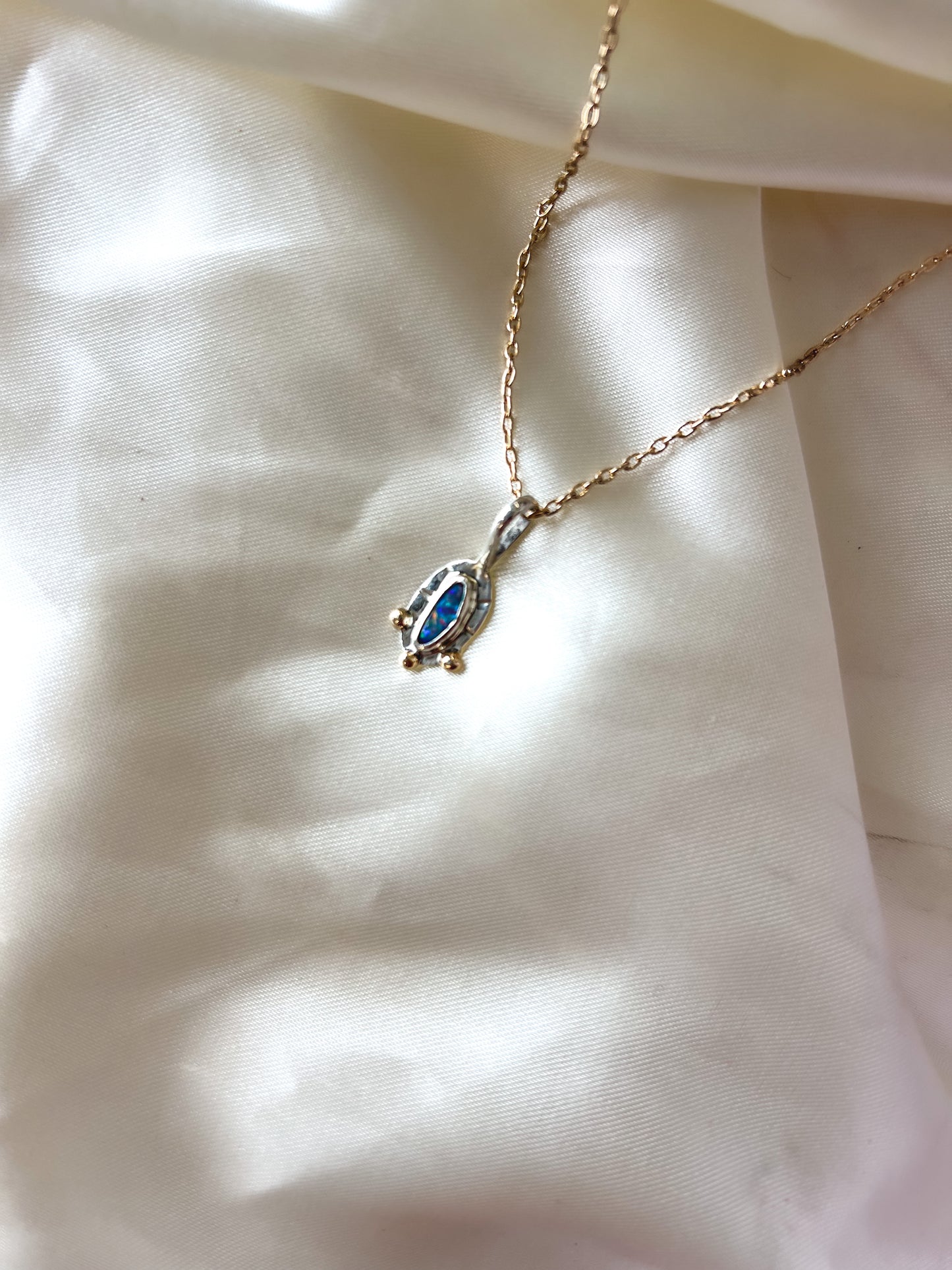 Morning Glow Medallion – Australian Boulder Opal Pendant