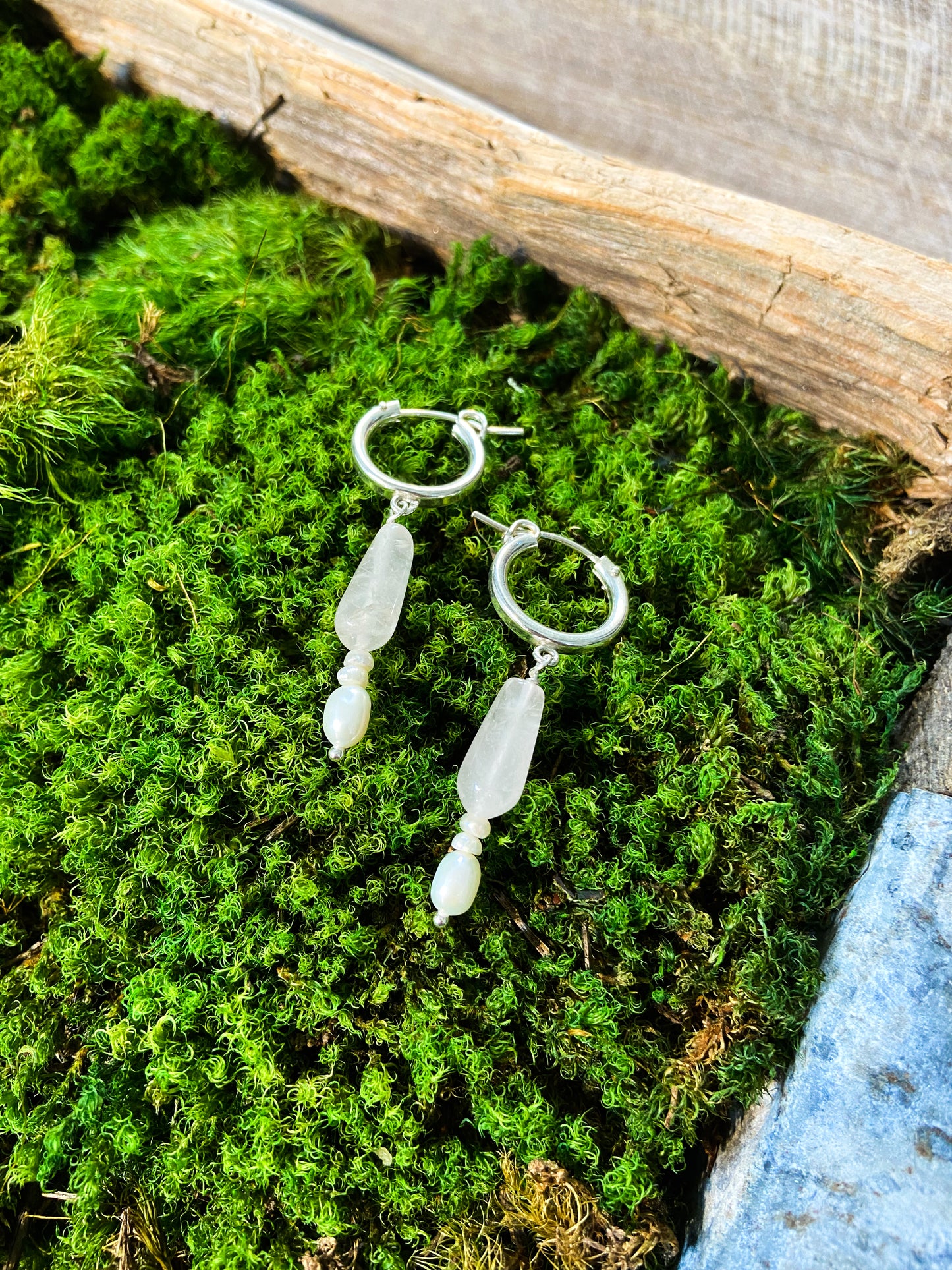Rose Quartz Gemmy Earrings