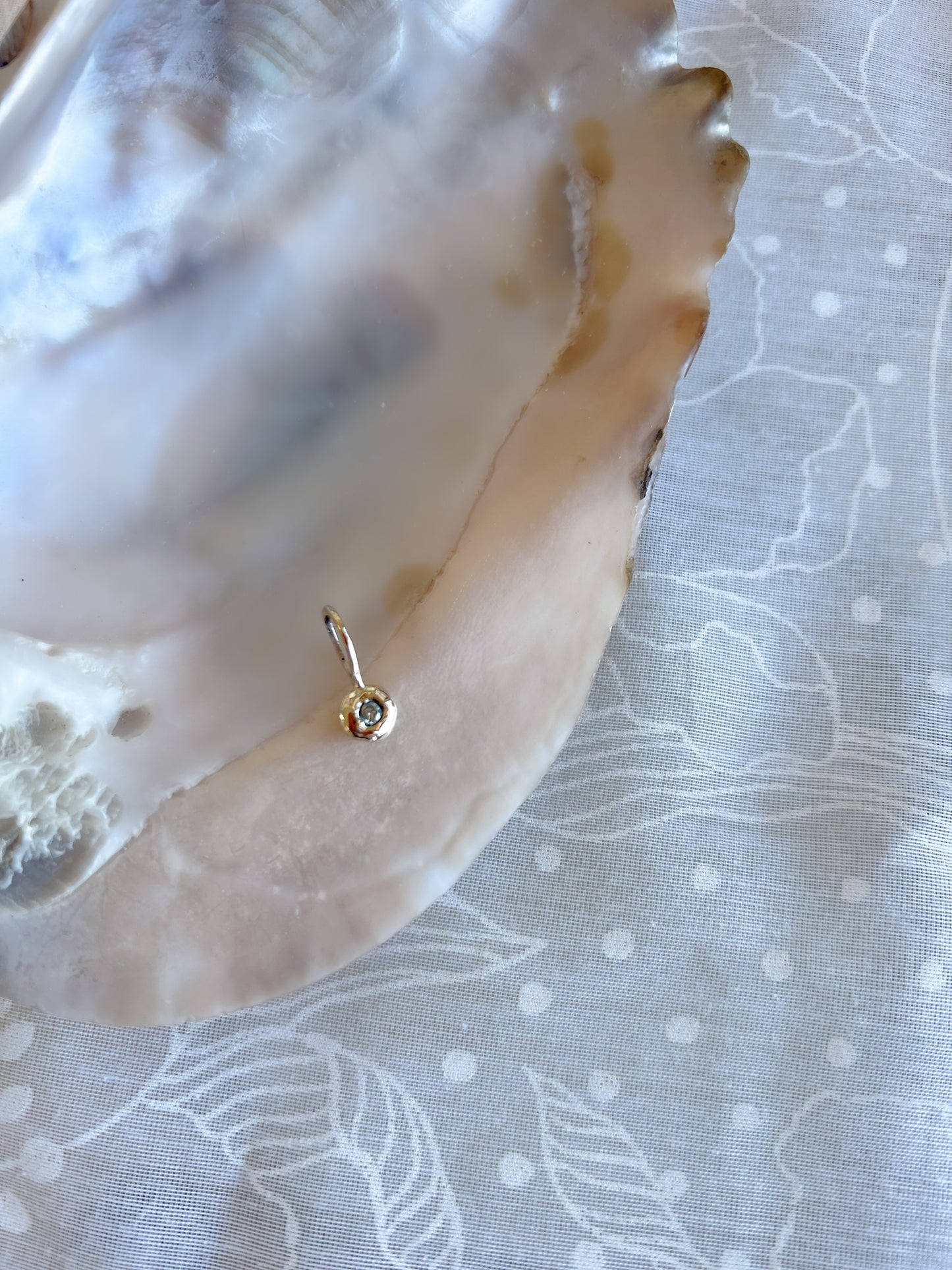 Liquid Gold: Diamond Pendant