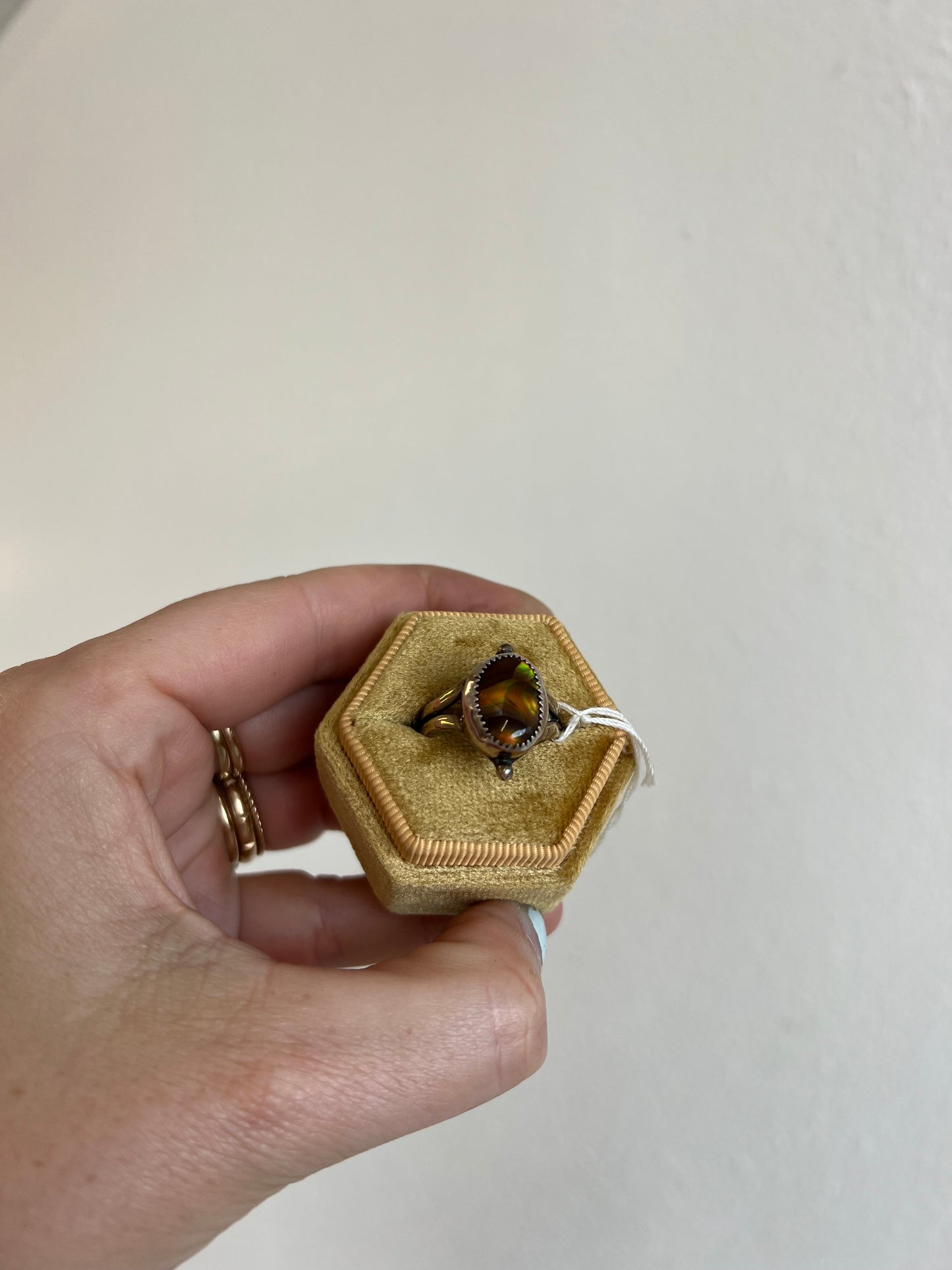Mexican Fire Agate Ring