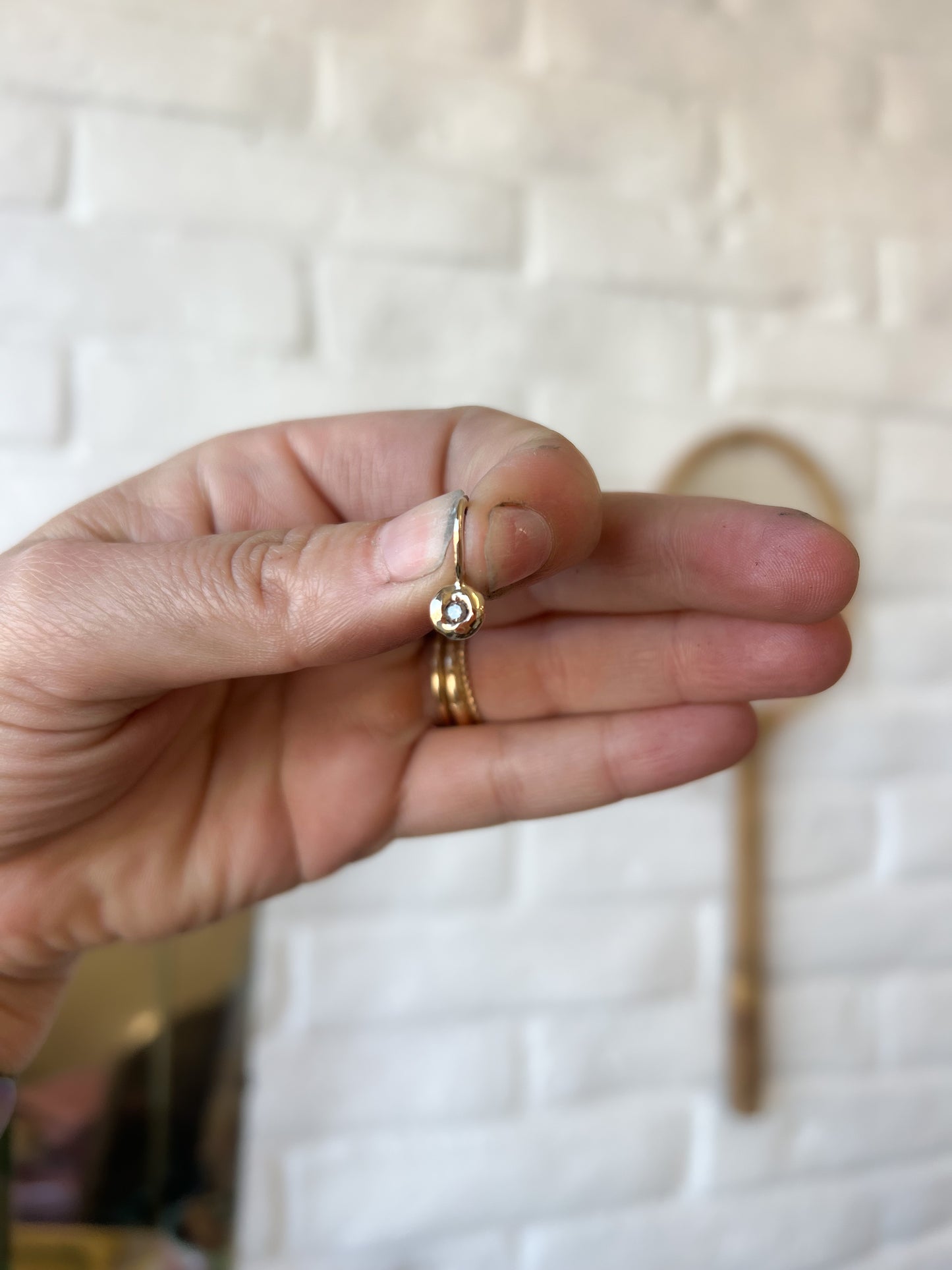 Liquid Gold: Diamond Pendant