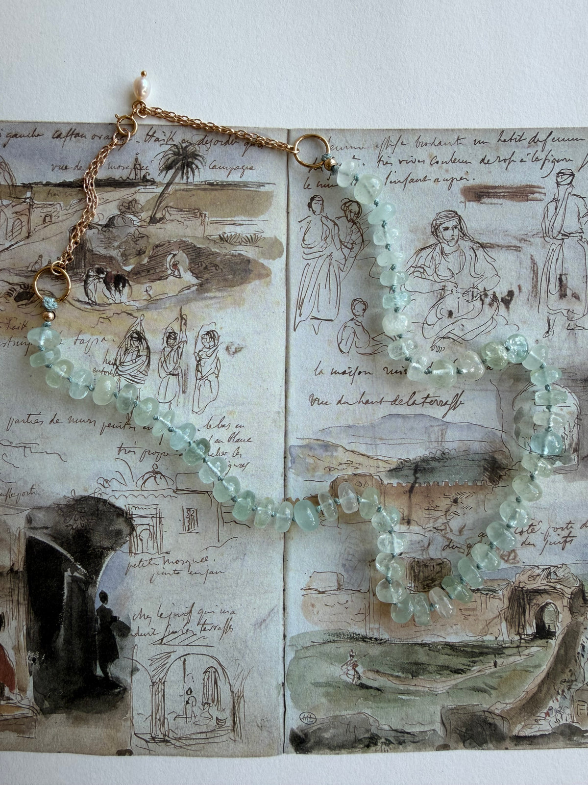 The Knot in Aquamarine