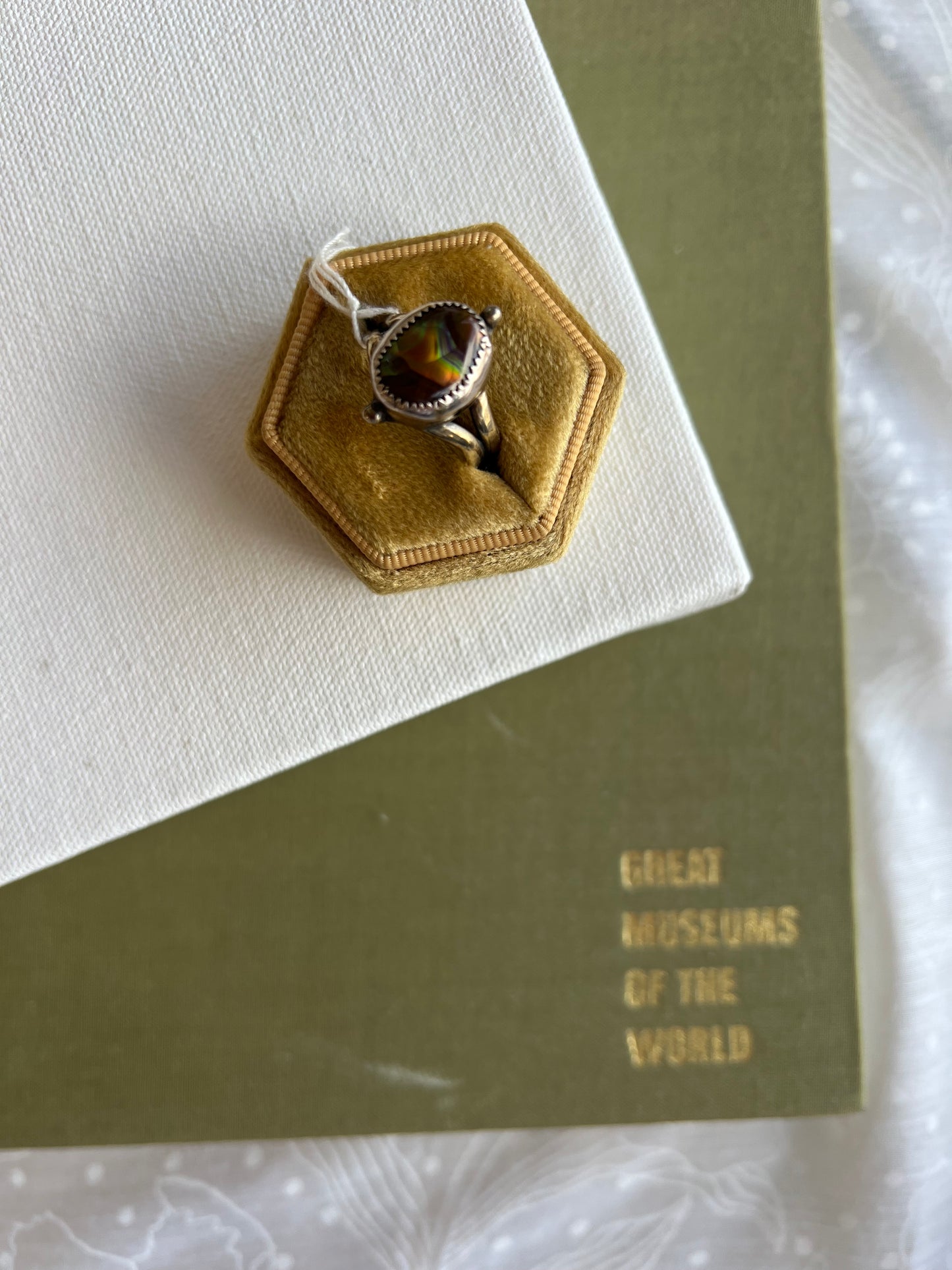 Mexican Fire Agate Ring