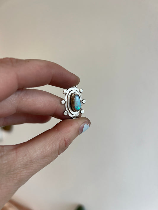 Aura Medallion with Boulder Opal