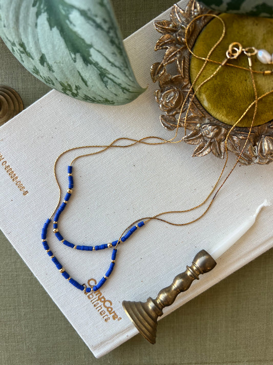 Daily Lapis Layering Chain