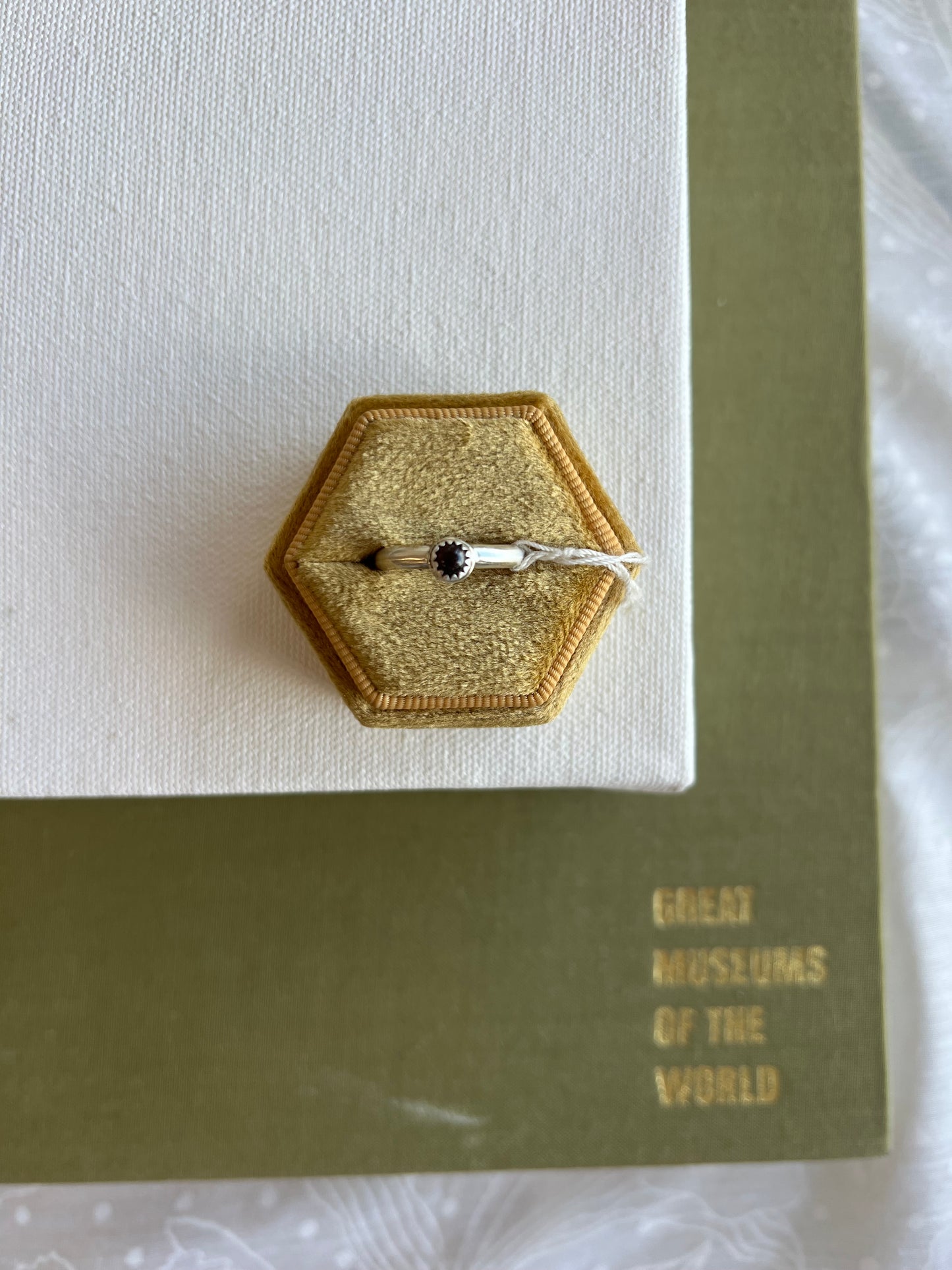 Garnet Stacker Ring