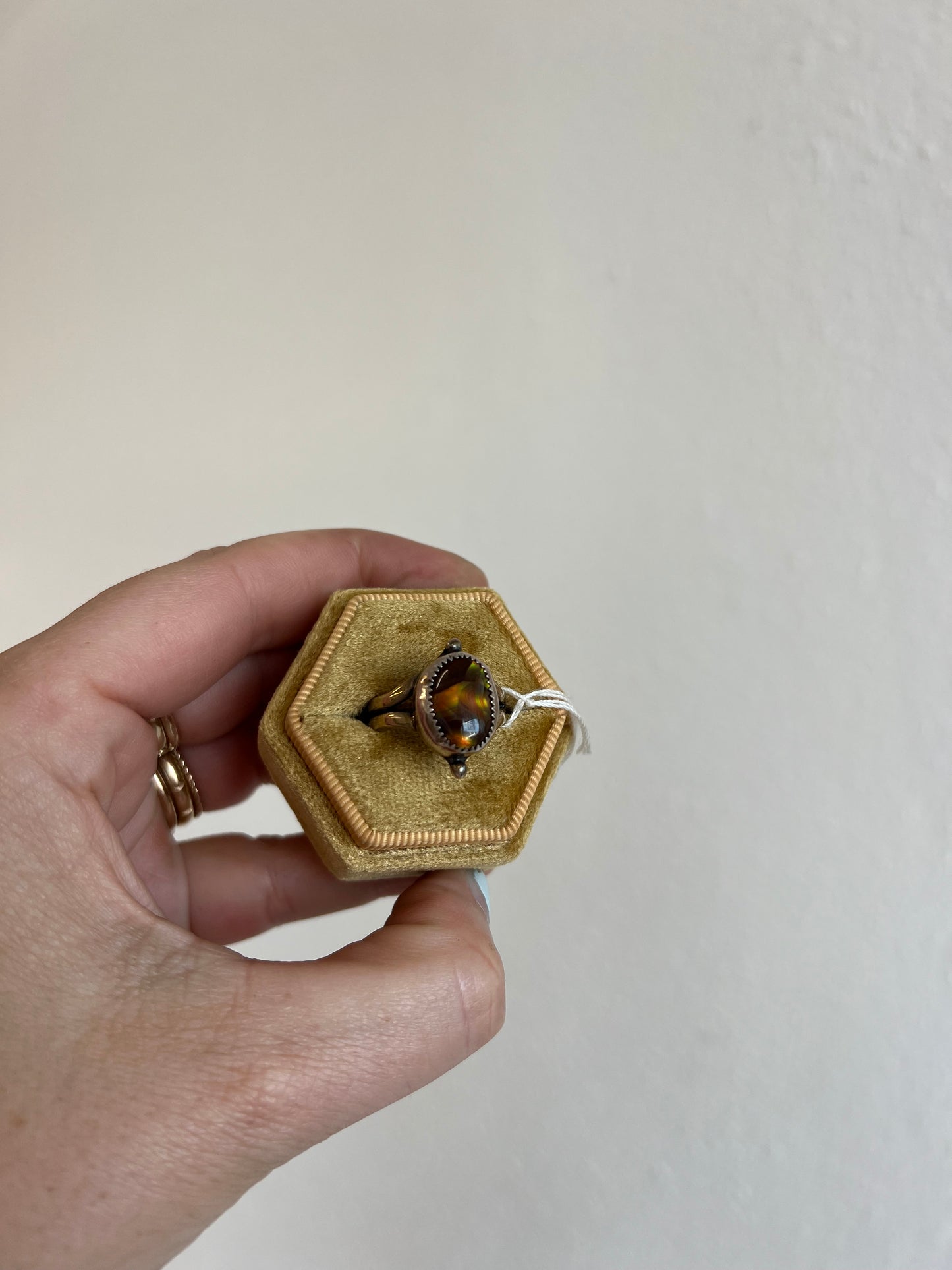 Mexican Fire Agate Ring