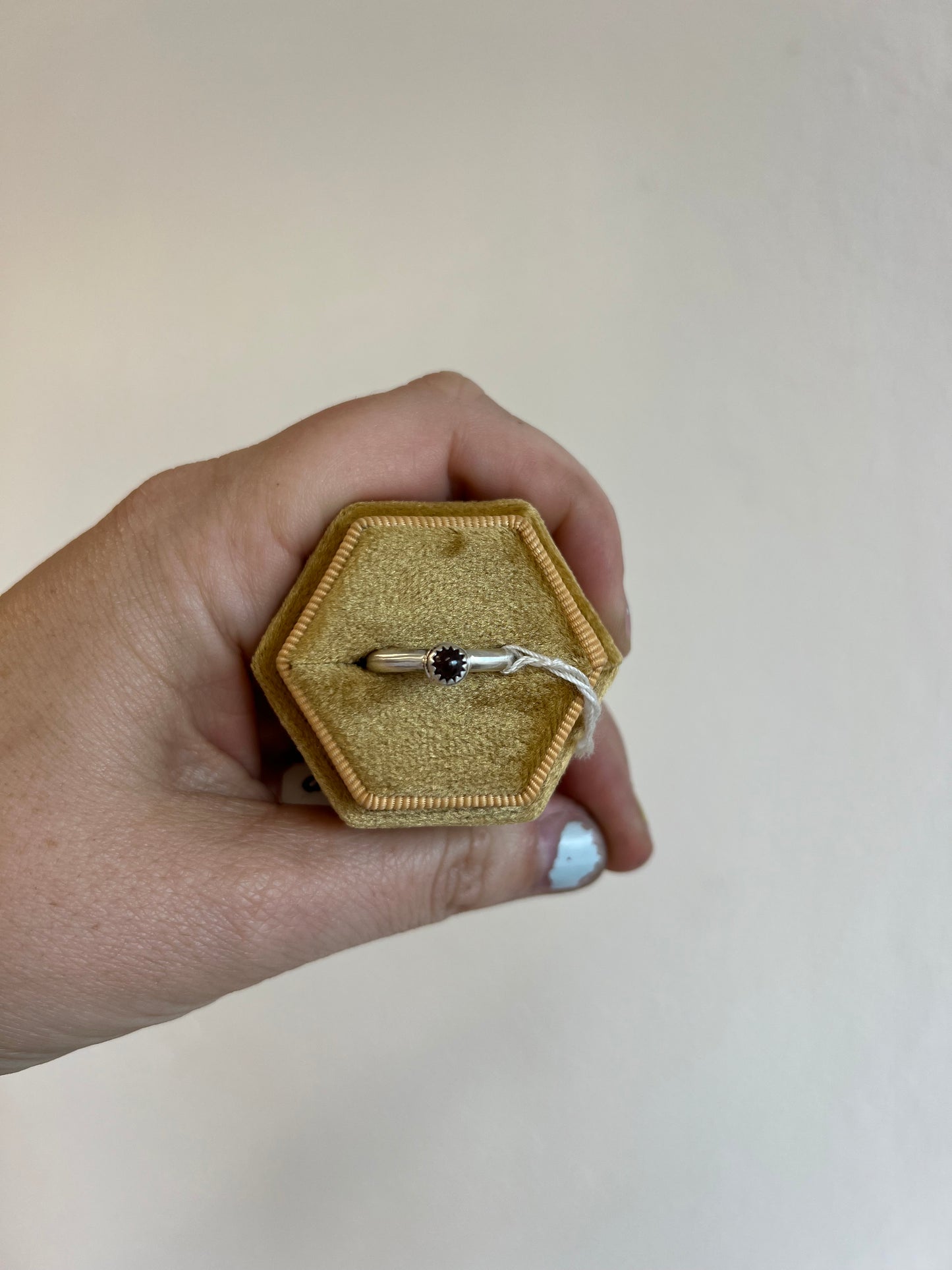 Garnet Stacker Ring